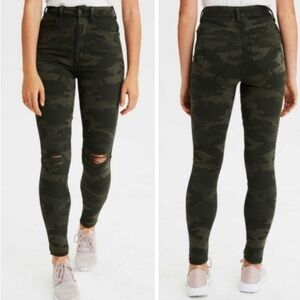 American Eagle Outfitters Camo Jeans